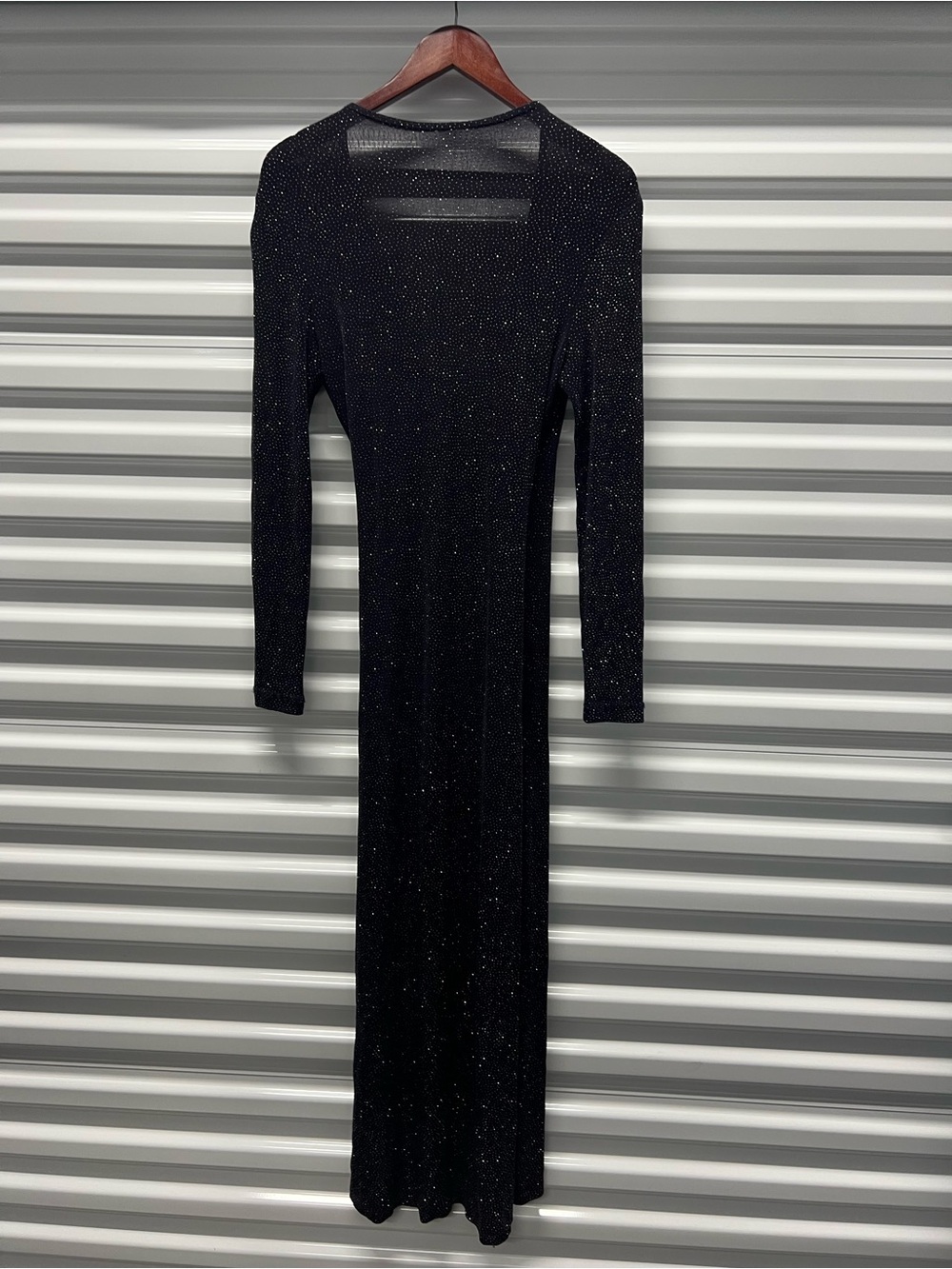 Lew Magram Vintage Sexy Long Dress Navy Blue Size 16